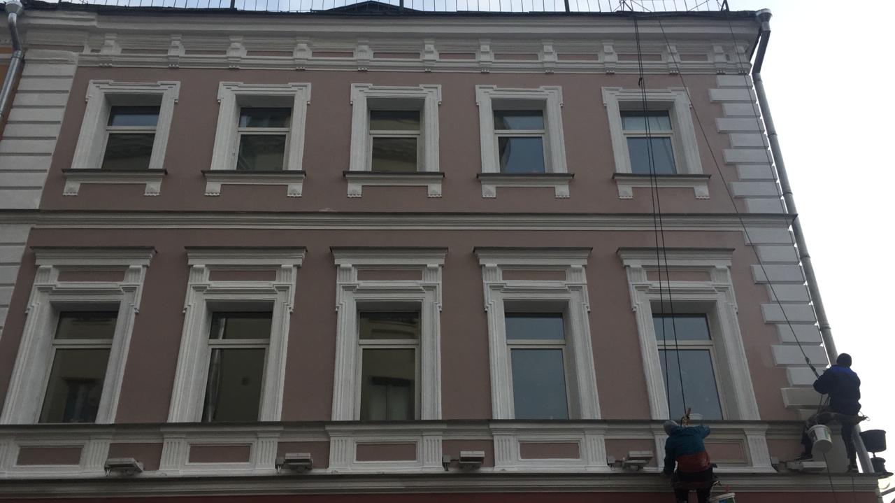ремонт фасада в Москве