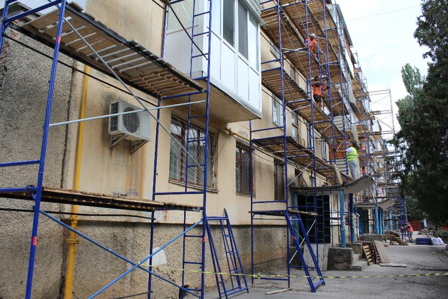 ремонт фасада многоквартирного дома