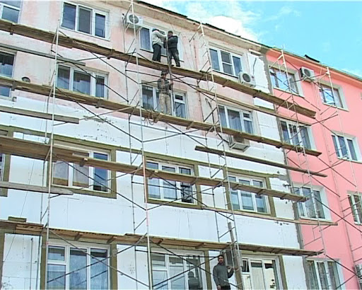 ремонт фасада многоэтажного дома